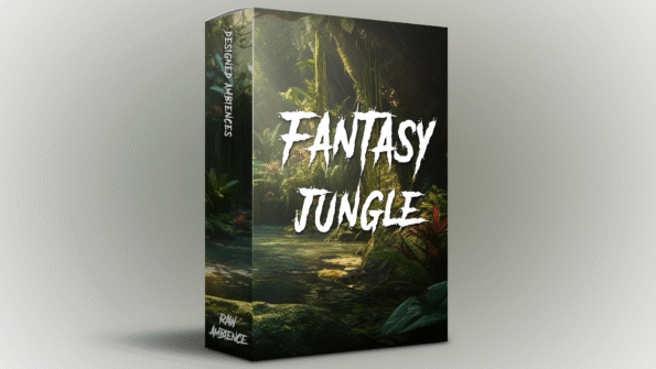 Fantasy Jungle ambience pack with 18 immersive stereo soundscapes of magical forests, creatures, and nature sounds.