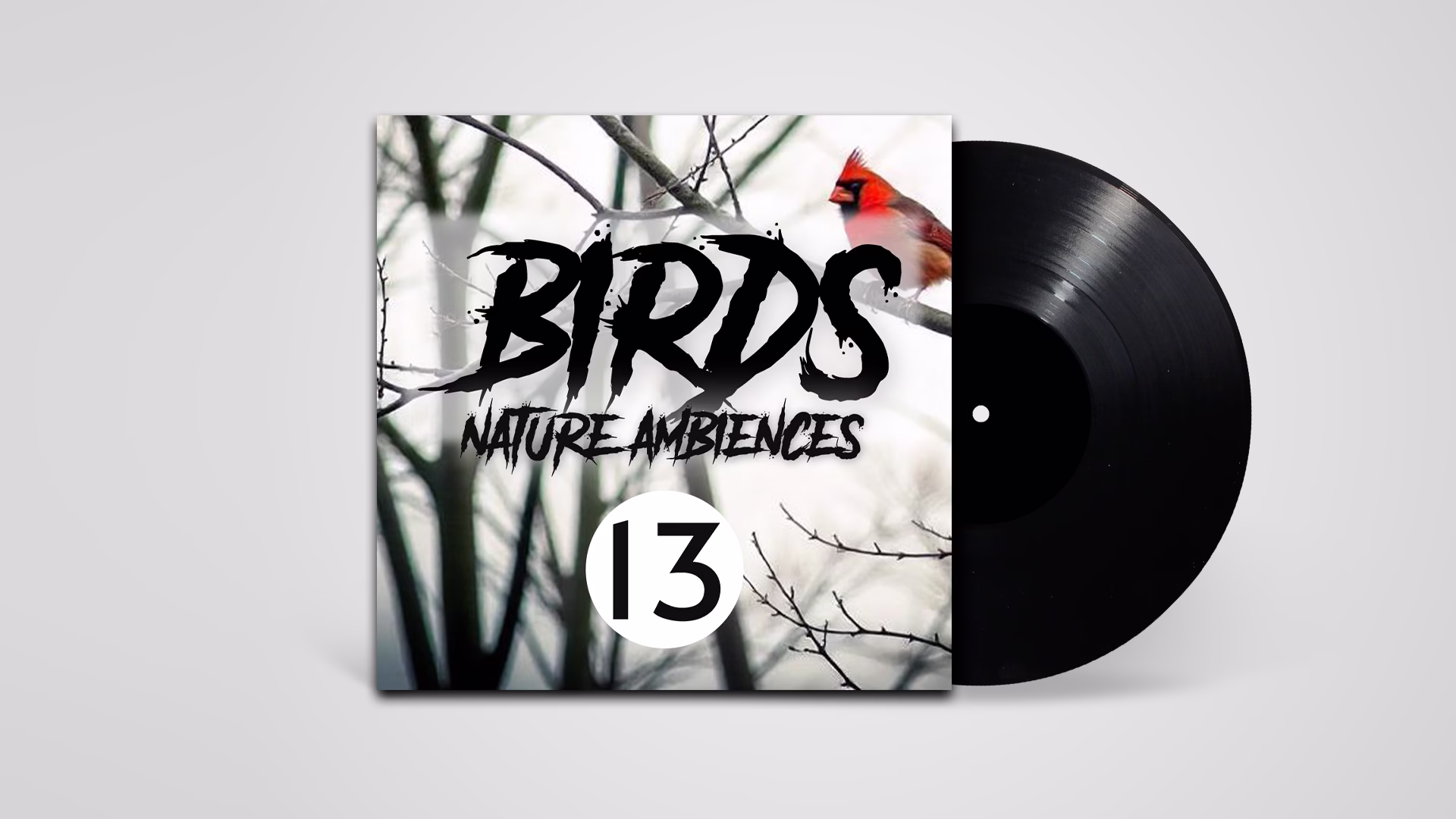 Stereo recording of birds chirping in natural spring environment