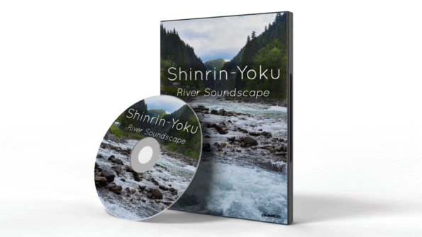 Loopable river soundscape for meditation, relaxation, and forest bathing – 33-minute ambient audio track.