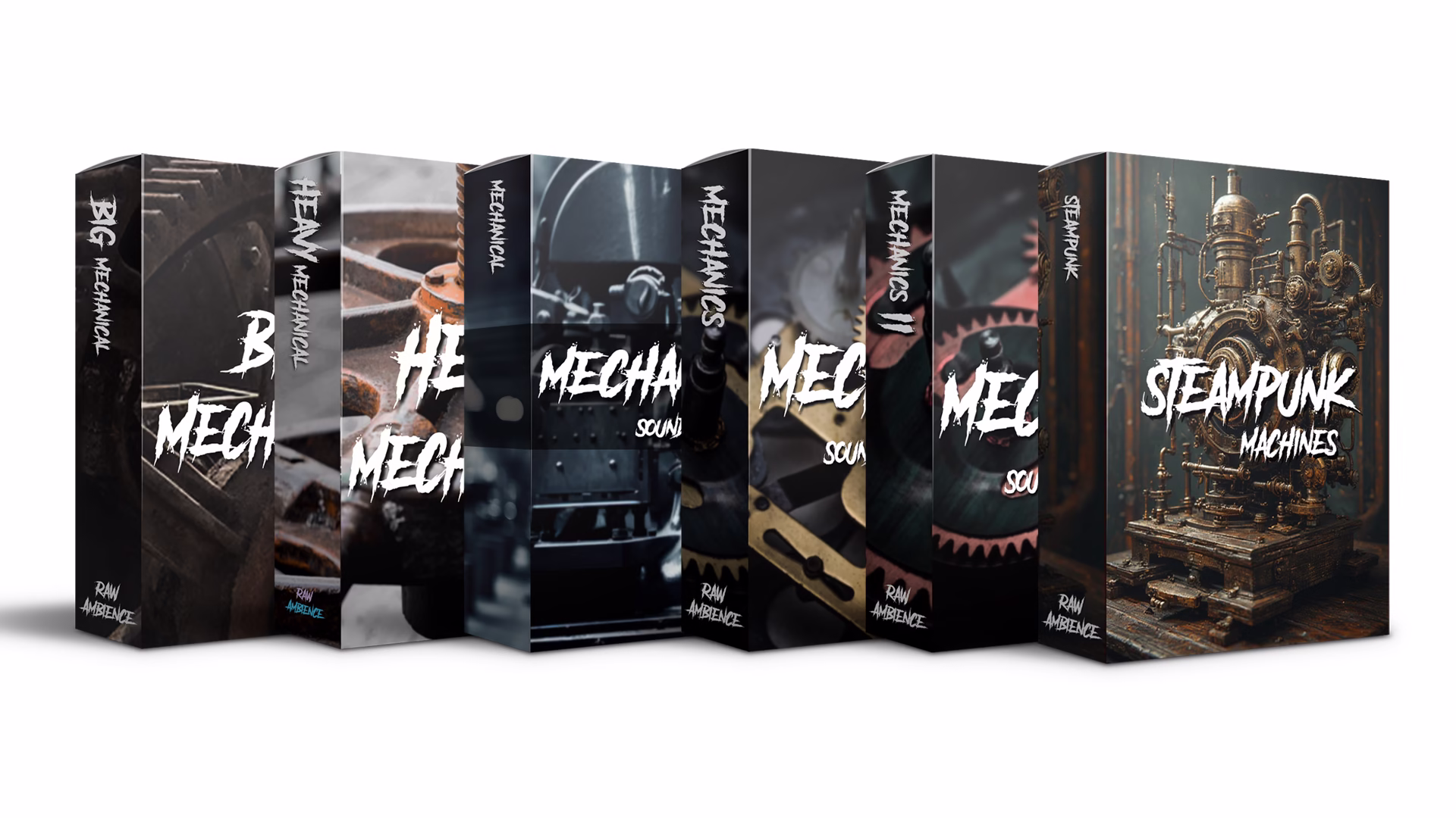 Ultimate Mechanical Sound Effects Bundle Cover Cover image for the Ultimate Mechanical Sound Effects Bundle – 650+ industrial machine and gear sound effects