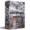 Factory ambience recordings and machine sounds – 51 industrial audio files, 48kHz 24-bit